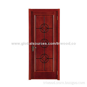 Exquisite Interior Composite Timber Door with Natural Wood Veneer and Eco-friendly Paint